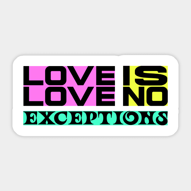 Love is Love: Gifts for Your Trans Partner This Pride Month Sticker by Orento